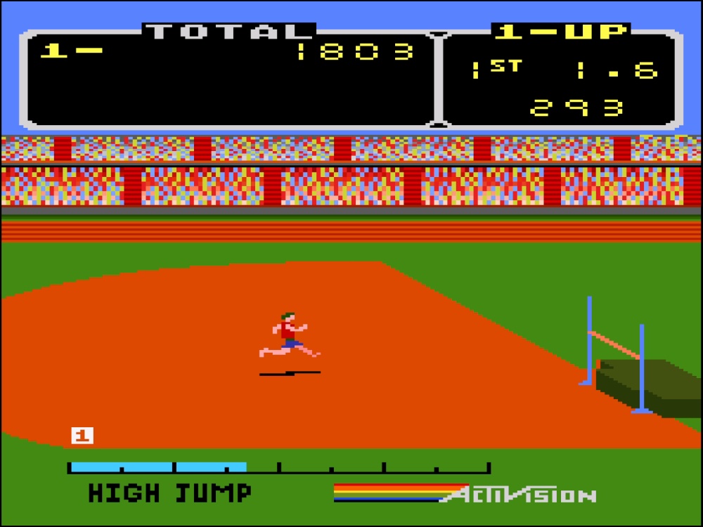 Gameplay of Activision Decathlon for Atari 5200